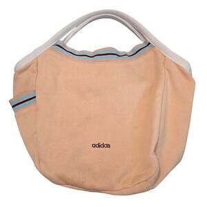 Adidas 90s Y2K Style Fabric Beige Handbag Athleisure Gorpcore Fitness Vibes